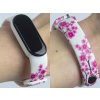 Náhradní náramek Mi band 3/4/5/6/7 Sakura 2 (Barva Vícebarevná, Pro Přístroj Xiaomi Mi Band 7)