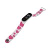Náhradní náramek Mi band 3/4/5/6/7 Růžová srdce (Barva Vícebarevná, Pro Přístroj Xiaomi Mi Band 7)