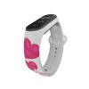Náhradní náramek Mi band 3/4/5/6/7 Růžová srdce (Barva Vícebarevná, Pro Přístroj Xiaomi Mi Band 7)