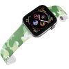 Apple watch řemínek Maskáč zelený (Barva Bílá, Rozměr 42/44/45/46/49mm)