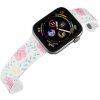 Apple watch řemínek Ibišek růžový (Barva Bílá, Rozměr 42/44/45/46/49mm)