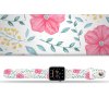Apple watch řemínek Ibišek růžový (Barva Bílá, Rozměr 42/44/45/46/49mm)