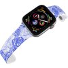 Apple watch řemínek Modré květiny (Rozměr 42/44/45/46/49mm)