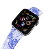Apple watch řemínek Modré květiny (Rozměr 42/44/45/46/49mm)