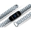 Náhradní náramek Mi band 3/4/5/6/7 Síť (Barevná varianta Bílá, Pro Přístroj Xiaomi Mi Band 7)