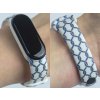 Náhradní náramek Mi band 3/4/5/6/7 Síť (Barevná varianta Bílá, Pro Přístroj Xiaomi Mi Band 7)