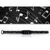 Náhradní náramek Mi band 3/4/5/6/7 Noty (Barva Vícebarevná, Pro Přístroj Xiaomi Mi Band 7)