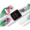 Apple watch řemínek Jelen v abstrakci (Barva Bílá, Rozměr 42/44/45/46/49mm)