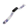 Náhradní náramek Mi band 3/4/5/6/7 Houbičky (Barevná varianta Bílá, Pro Přístroj Xiaomi Mi Band 7)
