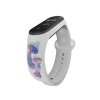 Náhradní náramek Mi band 3/4/5/6/7 Houbičky (Barevná varianta Bílá, Pro Přístroj Xiaomi Mi Band 7)