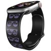 Apple watch řemínek Brýle (Rozměr 42/44/45/46/49mm, barva pásku bílá)