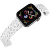 Apple watch řemínek Hudební noty (Barva Bílá, Rozměr 42/44/45/46/49mm)