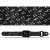 Apple watch řemínek Hudební noty (Barva Bílá, Rozměr 42/44/45/46/49mm)