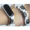 Náhradní náramek Mi band 3/4/5/6/7 Mourek (Barva Vícebarevná, Pro Přístroj Xiaomi Mi Band 7)