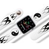 Apple watch řemínek Jin Jang (Rozměr 42/44/45/46/49mm, barva pásku bílá)