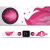 Apple watch řemínek Oheň (Barva Bílá, Rozměr 42/44/45/46/49mm)