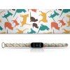 Náhradní náramek Mi band 3/4/5/6/7 Kočičky (Barevná varianta Bílá, Pro Přístroj Xiaomi Mi Band 7)
