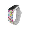 Náhradní náramek Mi band 3/4/5/6/7 Puntíky (Barevná varianta Bílá, Pro Přístroj Xiaomi Mi Band 7)