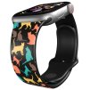 Apple watch řemínek Kočičky (Rozměr 42/44/45/46/49mm, barva pásku bílá)