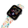Apple watch řemínek Kočičky (Rozměr 42/44/45/46/49mm, barva pásku bílá)