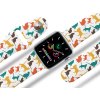 Apple watch řemínek Kočičky (Rozměr 42/44/45/46/49mm, barva pásku bílá)