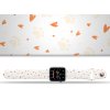 Apple watch řemínek Tlapičky se srdíčky (Barva Bílá, Rozměr 42/44/45/46/49mm)