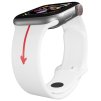 Apple watch řemínek Amorův šíp (Rozměr 42/44/45/46/49mm, barva pásku bílá)