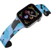 Apple watch řemínek Maskáč modrý (Barva Bílá, Rozměr 42/44/45/46/49mm)