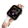 Apple watch řemínek Maskáč hnědý (Barva Bílá, Rozměr 42/44/45/46/49mm)