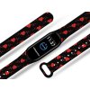 Náhradní náramek Mi band 3/4/5/6/7 EKG puzzle (Barevná varianta Bílá, Pro Přístroj Xiaomi Mi Band 7)