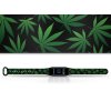 Náhradní náramek Mi band 3/4/5/6/7 Marihuana (Barva Vícebarevná, Pro Přístroj Xiaomi Mi Band 7)