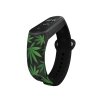 Náhradní náramek Mi band 3/4/5/6/7 Marihuana (Barva Vícebarevná, Pro Přístroj Xiaomi Mi Band 7)
