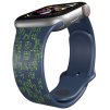 Apple watch řemínek Matrix bitcoin (Barva Modrá, Rozměr 42/44/45/49mm)