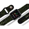 Apple watch řemínek Matrix bitcoin (Barva Modrá, Rozměr 42/44/45/49mm)