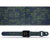 Apple watch řemínek Matrix bitcoin (Barva Modrá, Rozměr 42/44/45/49mm)