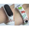 Náhradní náramek Mi band 3/4/5/6/7 Kočičí svět (Barva Vícebarevná, Pro Přístroj Xiaomi Mi Band 7)