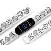 Náhradní náramek Mi band 3/4/5/6/7 Kočičí hlavy (Barevná varianta Bílá, Pro Přístroj Xiaomi Mi Band 7)
