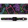 Apple watch řemínek Batman - Graffiti (Rozměr 42/44/45/46/49mm)