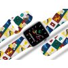 Apple watch řemínek Harry Potter - Bradavické koleje (Rozměr 42/44/45/46/49mm)