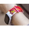 Náhradní náramek Mi band 3/4/5/6/7 Harry Potter - Nebelvír kravata (Barva Vícebarevná, Pro Přístroj Xiaomi Mi Band 7)