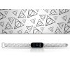 Náhradní náramek Mi band 3/4/5/6/7 Harry Potter - Relikvie smrti (Barevná varianta Bílá, Pro Přístroj Xiaomi Mi Band 7)