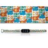 Náhradní náramek Mi band 3/4/5/6/7 Harry Potter - BRADAVICKÉ KOLEJE (Barva Vícebarevná, Pro Přístroj Xiaomi Mi Band 7)