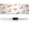 Náhradní náramek Mi band 3/4/5/6/7 Jezevčíci ve svetru (Barva Vícebarevná, Pro Přístroj Xiaomi Mi Band 7)