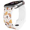 Apple watch řemínek Podzimní lesní zvěř (Barva Bílá, Rozměr 42/44/45/46/49mm)