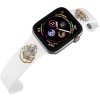 Apple watch řemínek Harry Potter - Bradavice 2 (Rozměr 42/44/45/46/49mm, barva pásku bílá)