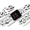 Apple watch řemínek Netopýři (Rozměr 42/44/45/46/49mm, barva pásku bílá)