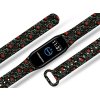 Náhradní náramek Mi band 3/4/5/6/7 Vánoční hvězda (Barevná varianta Bílá, Pro Přístroj Xiaomi Mi Band 7)