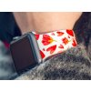 Apple watch řemínek Valentýnský (Rozměr 42/44/45/46/49mm, barva pásku bílá)