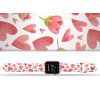 Apple watch řemínek Valentýnský (Rozměr 42/44/45/46/49mm, barva pásku bílá)