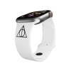 Apple watch řemínek Harry Potter - Relikvie smrti 3 (Rozměr 42/44/45/46/49mm, barva pásku bílá)